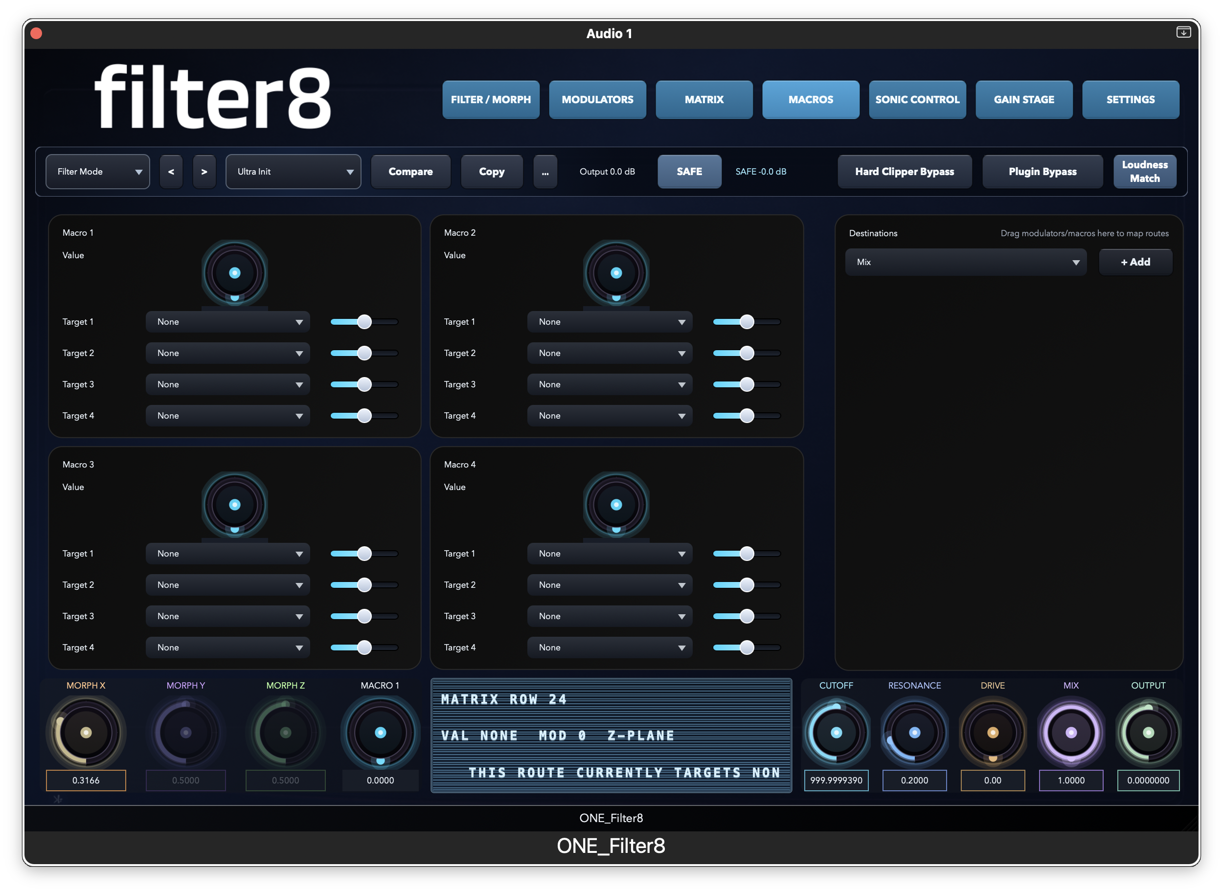 Macro assignment page